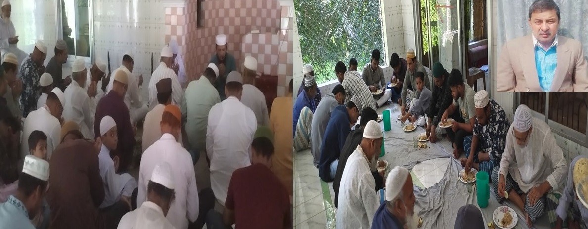 সাবেক ইউপি সদস্য ফিরোজ খানের রুহের মাগফিরাত কামনায় দোয়া মাহফিল